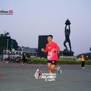Race photo from SMARTFREN RUN 2026