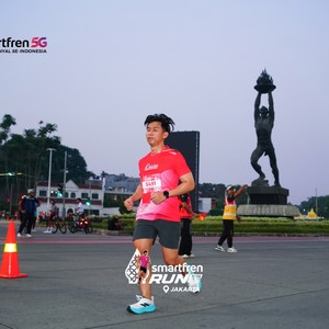 Race photo from SMARTFREN RUN 2026