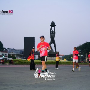Race photo from SMARTFREN RUN 2026