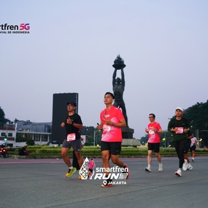 Race photo from SMARTFREN RUN 2026
