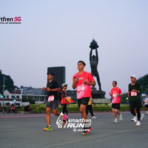 Race photo from SMARTFREN RUN 2026