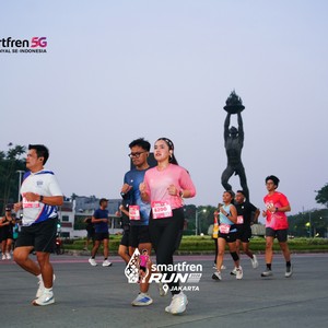 Race photo from SMARTFREN RUN 2026