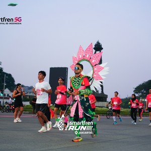 Race photo from SMARTFREN RUN 2026