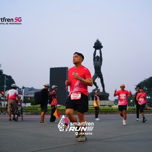 Race photo from SMARTFREN RUN 2026
