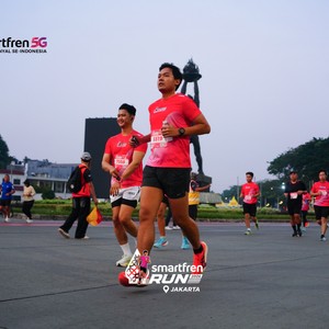Race photo from SMARTFREN RUN 2026