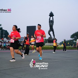 Race photo from SMARTFREN RUN 2026