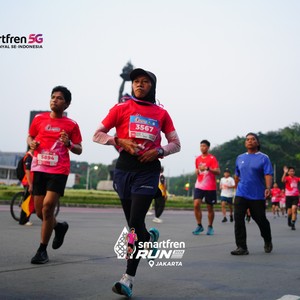 Race photo from SMARTFREN RUN 2026