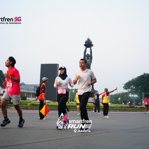 Race photo from SMARTFREN RUN 2026