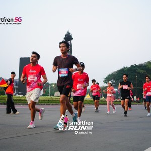 Race photo from SMARTFREN RUN 2026