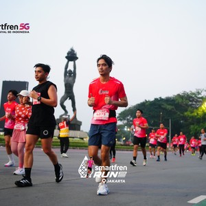 Race photo from SMARTFREN RUN 2026