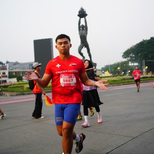 Race photo from SMARTFREN RUN 2026