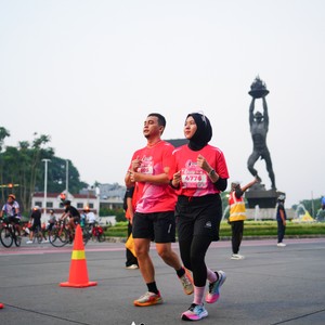 Race photo from SMARTFREN RUN 2026