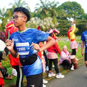 Race photo from BOGORUN 2026