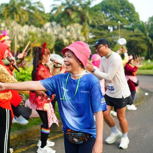 Race photo from BOGORUN 2026