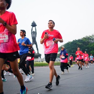 Race photo from SMARTFREN RUN 2026