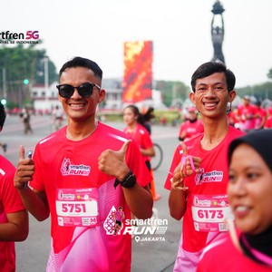 Race photo from SMARTFREN RUN 2026
