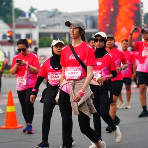 Race photo from SMARTFREN RUN 2026