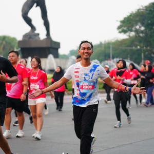 Race photo from SMARTFREN RUN 2026