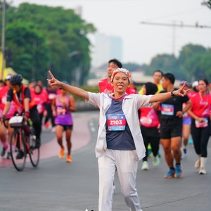 Race photo from SMARTFREN RUN 2026