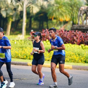 Race photo from BOGORUN 2026