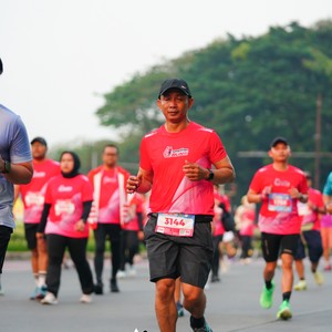 Race photo from SMARTFREN RUN 2026