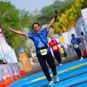 Race photo from BOGORUN 2026