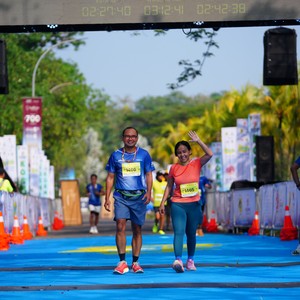 Race photo from BOGORUN 2026