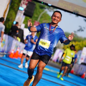 Race photo from BOGORUN 2026