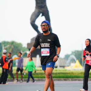 Race photo from SMARTFREN RUN 2026
