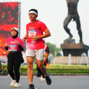 Race photo from SMARTFREN RUN 2026