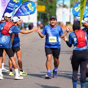Race photo from BOGORUN 2026