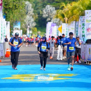 Race photo from BOGORUN 2026