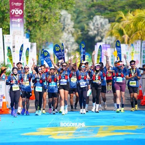 Race photo from BOGORUN 2026