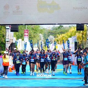 Race photo from BOGORUN 2026