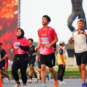 Race photo from SMARTFREN RUN 2026