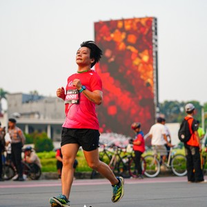 Race photo from SMARTFREN RUN 2026