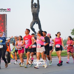 Race photo from SMARTFREN RUN 2026