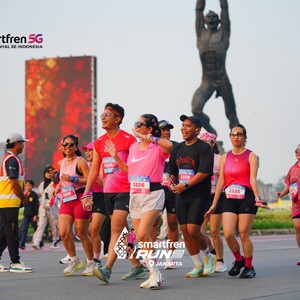Race photo from SMARTFREN RUN 2026