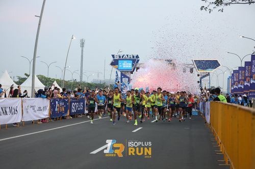 Race photo from ISOPlus Run 2024 Jakarta
