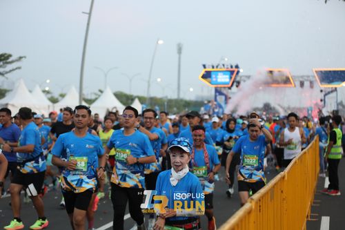 Race photo from ISOPlus Run 2024 Jakarta