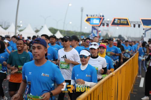 Race photo from ISOPlus Run 2024 Jakarta