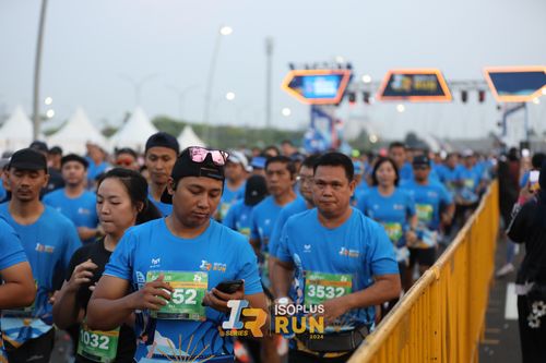 Race photo from ISOPlus Run 2024 Jakarta