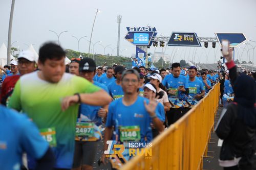 Race photo from ISOPlus Run 2024 Jakarta