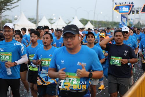 Race photo from ISOPlus Run 2024 Jakarta