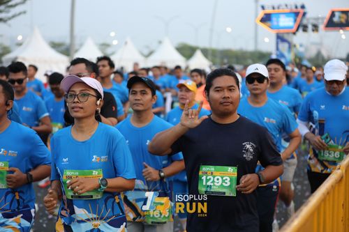 Race photo from ISOPlus Run 2024 Jakarta