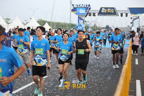 Race photo from ISOPlus Run 2024 Jakarta