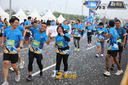 Race photo from ISOPlus Run 2024 Jakarta