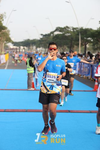 Race photo from ISOPlus Run 2024 Jakarta