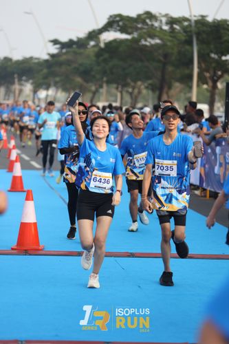 Race photo from ISOPlus Run 2024 Jakarta