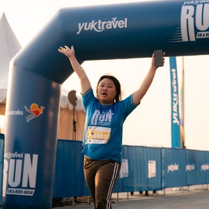 Race photo from YUK TRAVEL RUN